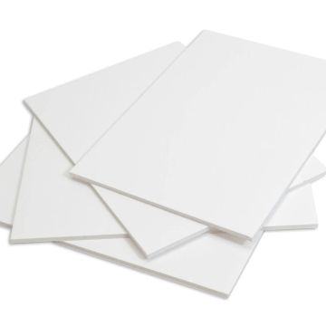 Cartón pluma adhesivo blanco con aluminio - 10mm. - 100 x 140 - caja de 15 láminas