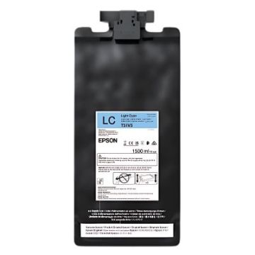 Tinta cián claro original Epson T51V500 de 1500ml para SC-S9100