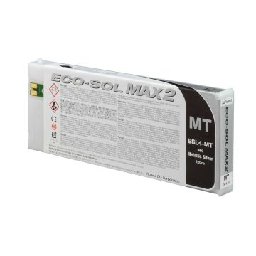 Cartucho de tinta Original Roland Ecosolmax 2 plata claro de 220ml.