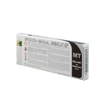 Cartucho de tinta Original Roland Ecosolmax plata de 220ml.