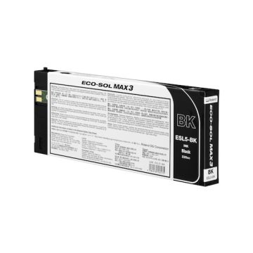 Cartucho de tinta Original Roland Ecosolmax 3 negra de 220ml.