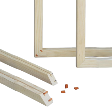 Bastidor premium de 34x150cm  (10 listones + 20 cuñas)