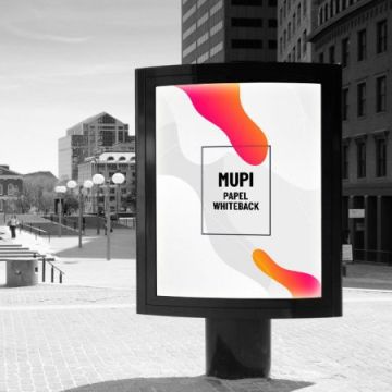 Papel Mupi Whiteback Premium - 1.27x100m.