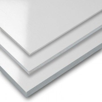 PVC Espumado blanco de 3mm. - 102 x 305 cm. - caja de 4 planchas