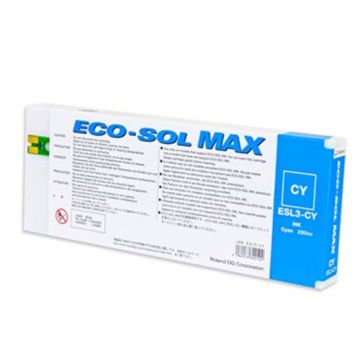 Cartucho de tinta Original Roland Ecosolmax cián de 220ml.