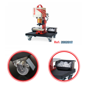 Mesa con ruedas para olladora QUEEN